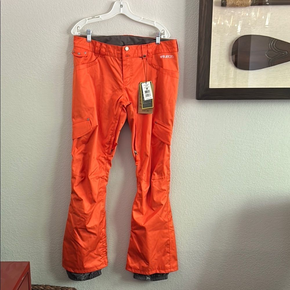 Burton Bright Orange Snow Pants SZ XL orange tags in